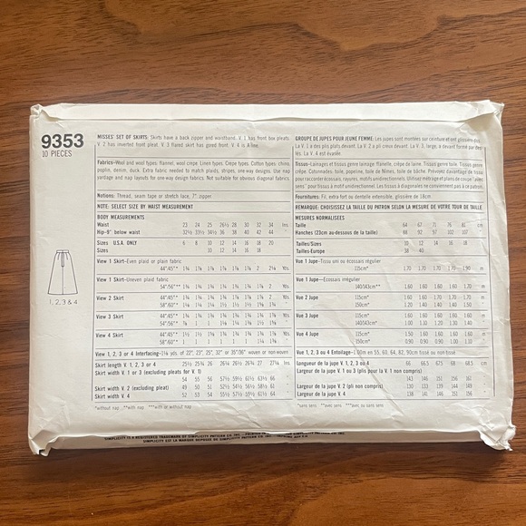 4 L/XL/XXL Sewing Patterns Lot Simplicity - Picture 3 of 9